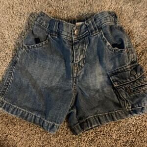 Vintage Baby Gap Denim Shorts, Size 18-24 mons